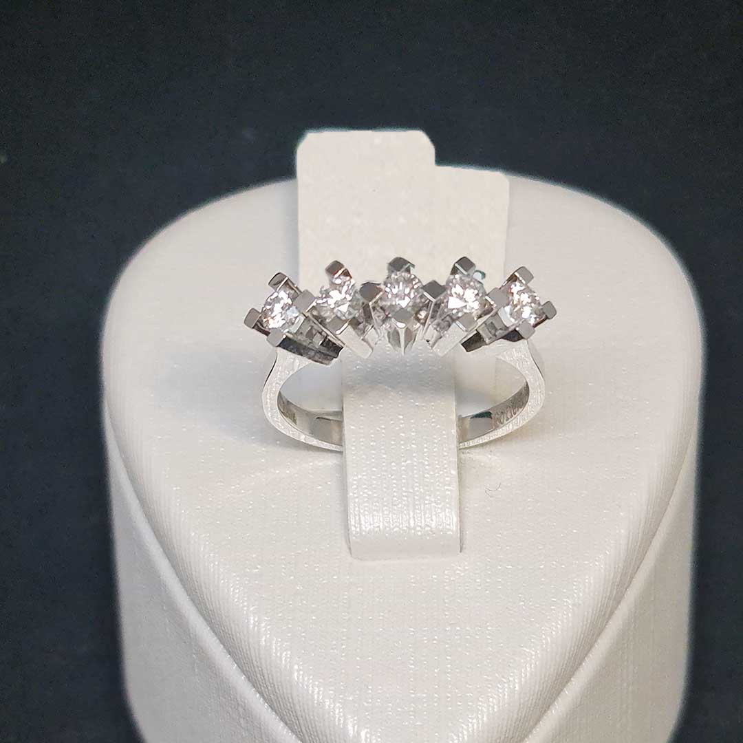 PIR0000158 0,55CT BEYAZ ALTIN BEŞ TAŞ