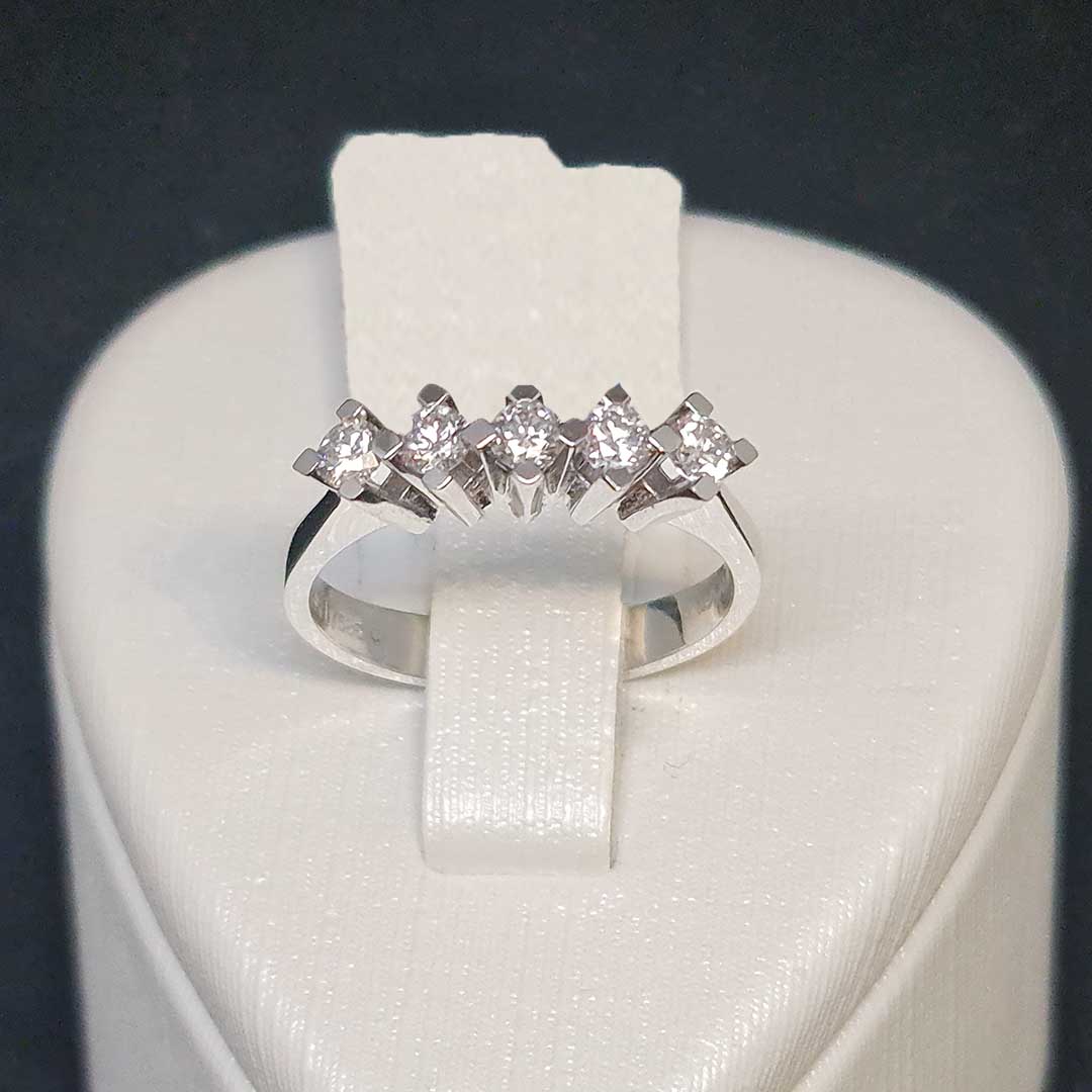 PIR0000203 0,46CT BEYAZ ALTIN BEŞ TAŞ