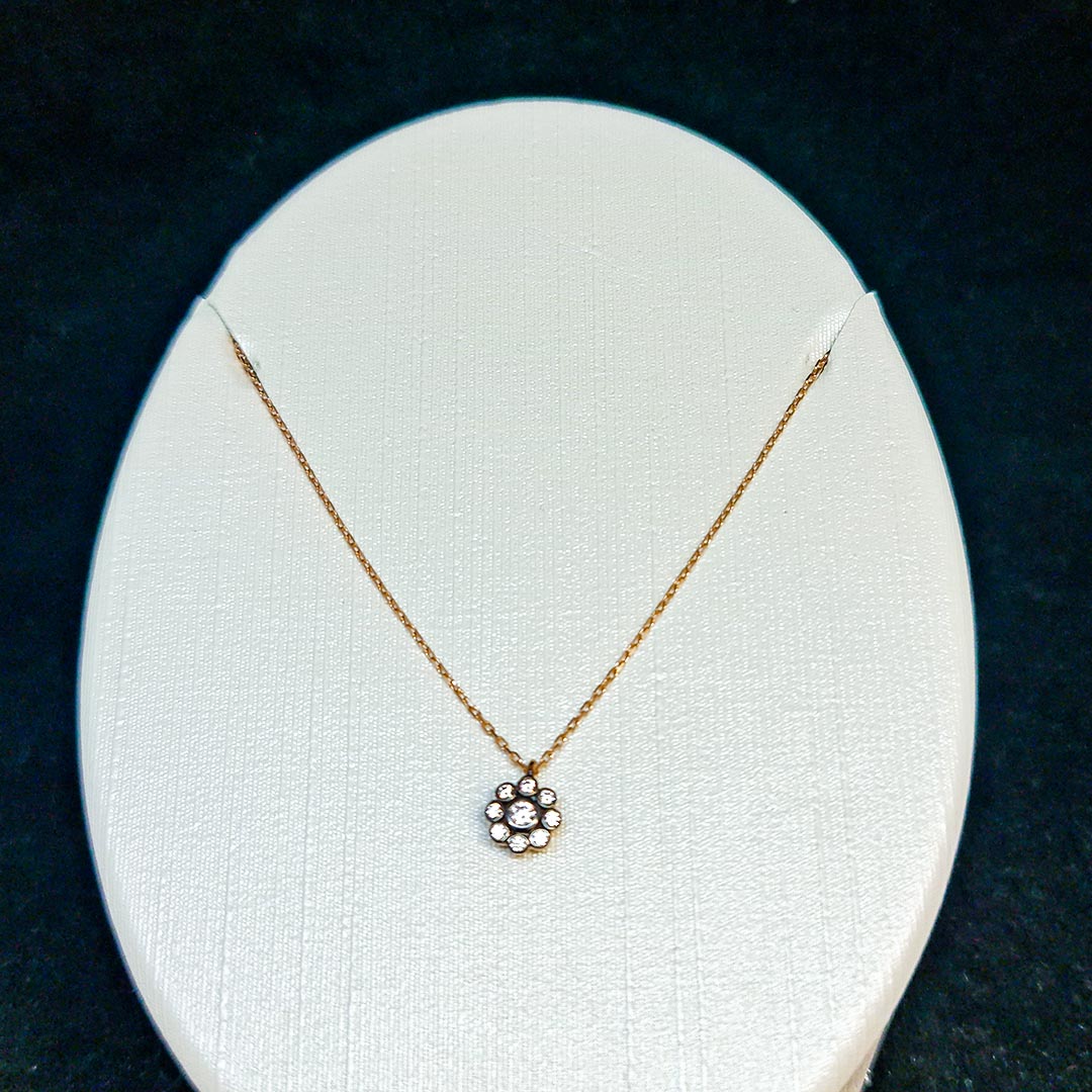 Altın Zirkon Kolye - 1,15gr - 14KT