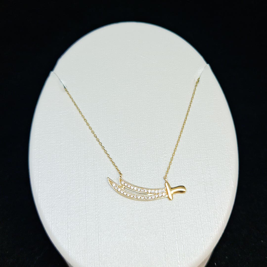 Altın Zirkon Kolye - 2,15gr - 14KT