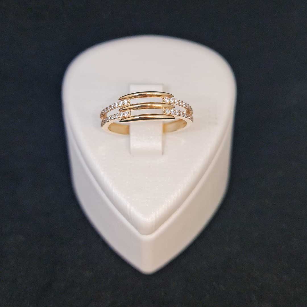 Altın Yüzün Zirkon Taşlı - 1,99gr - 14KT
